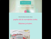 Tablet Screenshot of detskaduse.cz